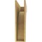 Ekena Millwork 8"W x 32"D x 32"H Thin Huntington Rough Cedar Woodgrain TimberThane Corbel, Primed Tan CORUR08X32X32HUNRCPR - alternate 2
